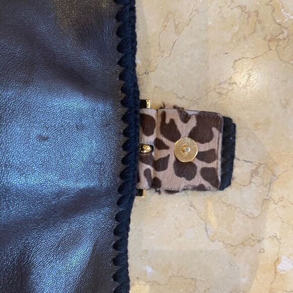 Vintage PRADA Leopard print fur evening bag - Picture 11 of 11